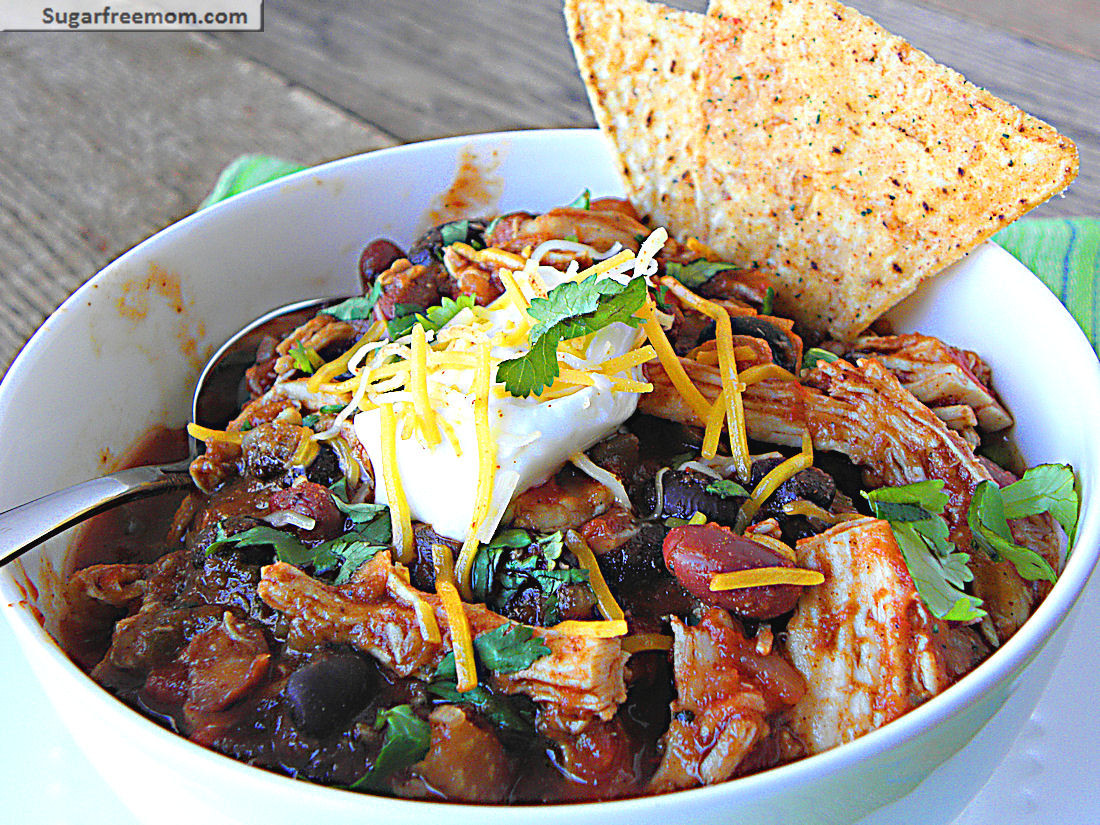 Low Fat Slow Cooker Recipes
 Low Fat Crock Pot Chicken Taco Chili