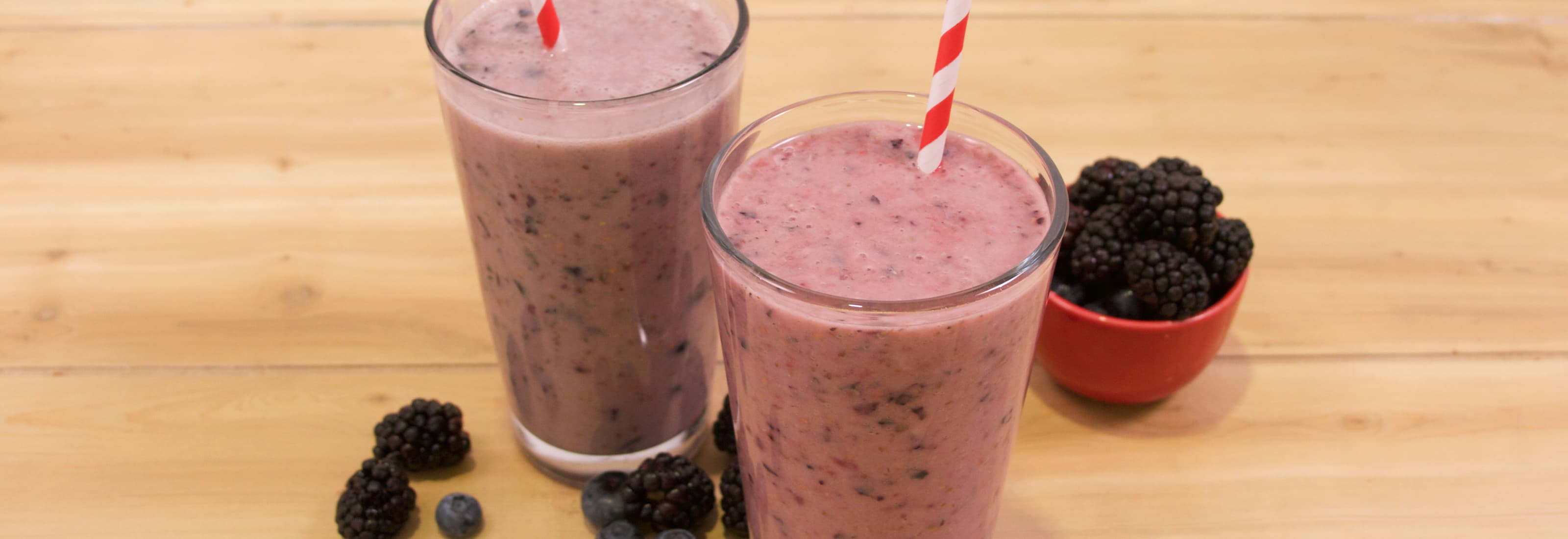 Low Fat Smoothies Low Fat Triple Berry Smoothie