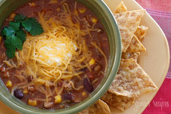 Low Fat Turkey Chili
 Memphis Belle Taco Soup Weight Watchers Style