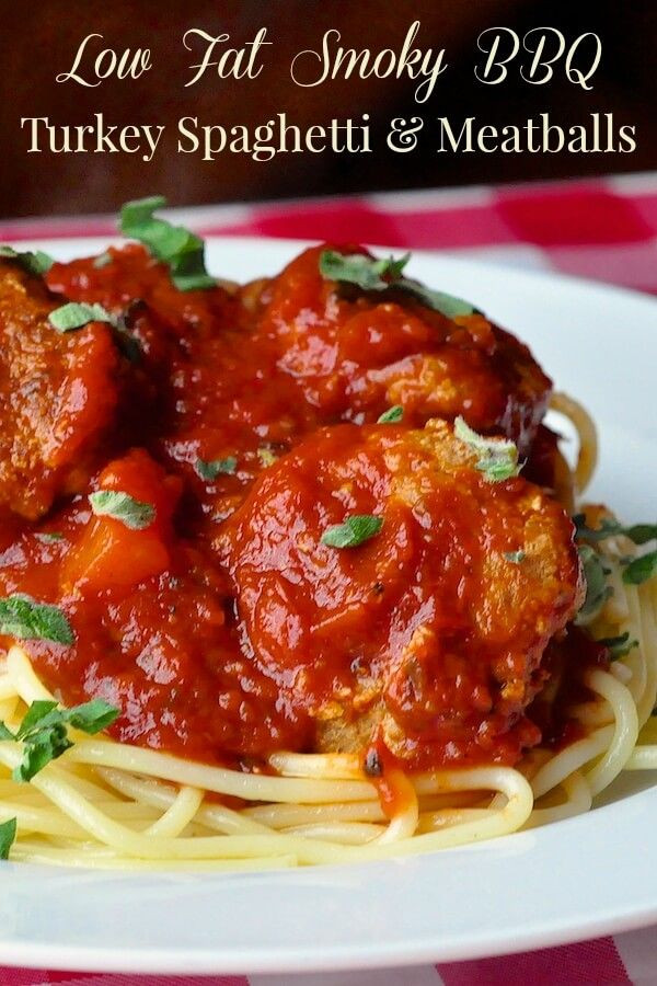 Low Fat Turkey Recipes
 Low Fat Smoky Barbecue Turkey Spaghetti and Meatballs