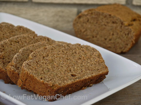 Low Fat Vegan Banana Bread
 Fat Free Whole Wheat Vegan Banana Bread