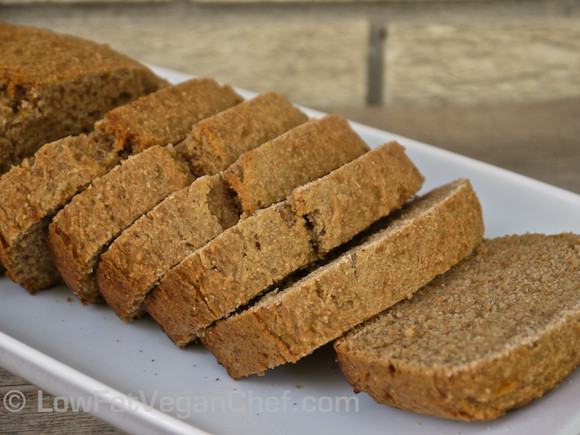 Low Fat Vegan Banana Bread
 Fat Free Whole Wheat Vegan Banana Bread