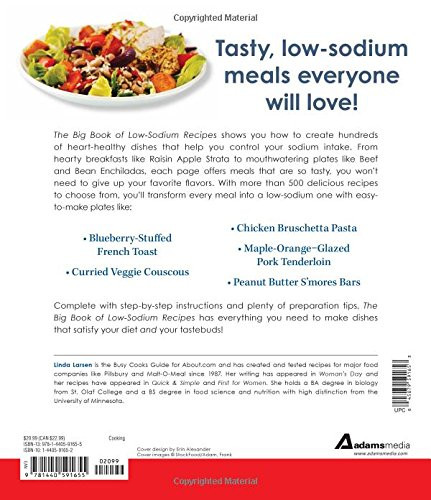 Low Sodium Heart Healthy Recipes
 The Big Book Low Sodium Recipes More Than 500