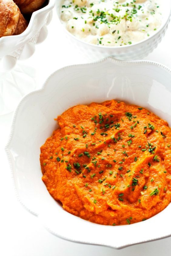 Make Ahead Easter Side Dishes
 A carrot puree with ginger is a great make ahead side dish