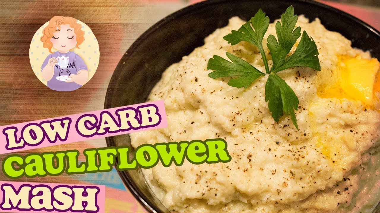Mashed Cauliflower Recipes Low Carb
 Cauliflower "Mashed Potato" Keto Recipe Low Carb in