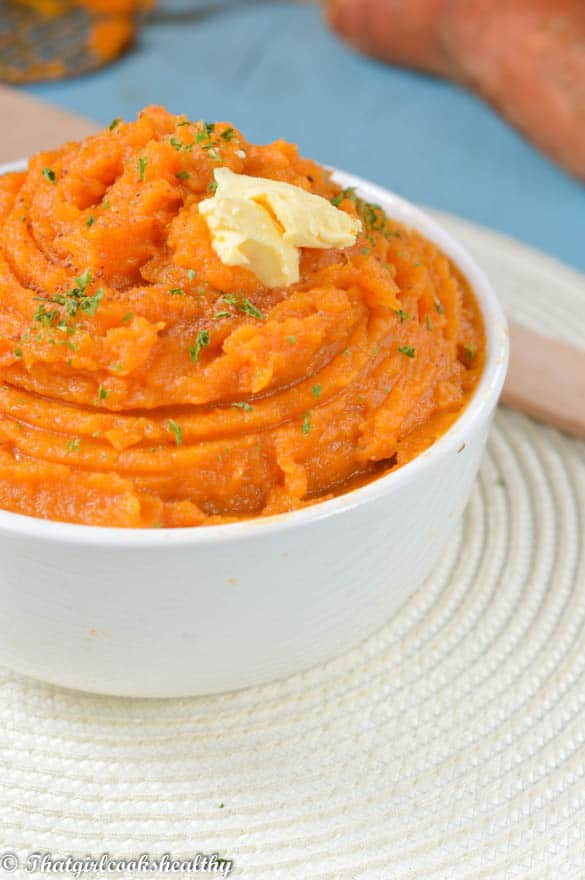 Mashed Sweet Potatoes Vegan
 Easy mashed sweet potatoes vegan That Girl Cooks Healthy