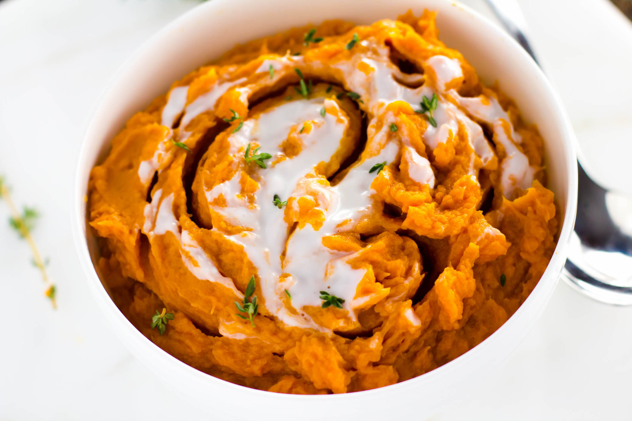 Mashed Sweet Potatoes Vegan
 Vegan Creamy Mashed Sweet Potatoes Girl and the Kitchen