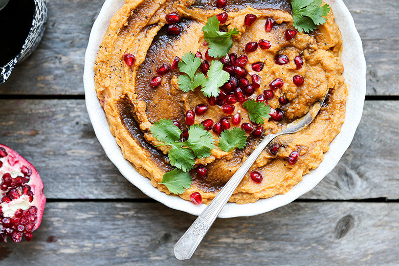 Mashed Sweet Potatoes Vegan
 Vegan Mashed Sweet Potatoes with Tahini and Coffee