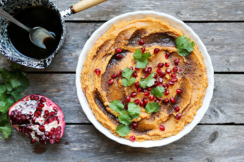 Mashed Sweet Potatoes Vegan
 Vegan Mashed Sweet Potatoes with Tahini and Coffee