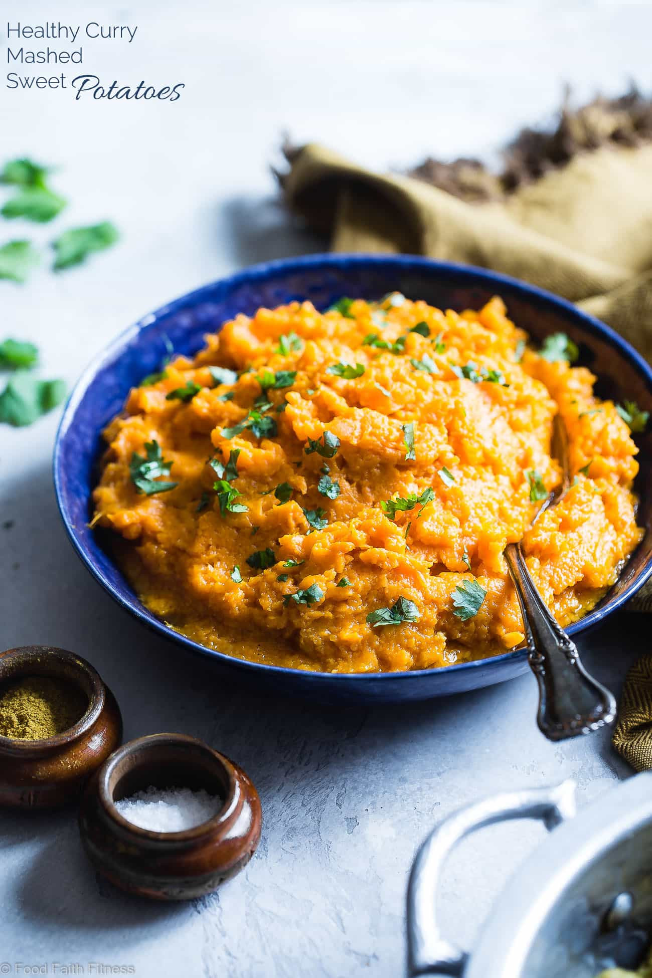 Mashed Sweet Potatoes Vegan
 Curried Savory Vegan Healthy Mashed Sweet Potatoes