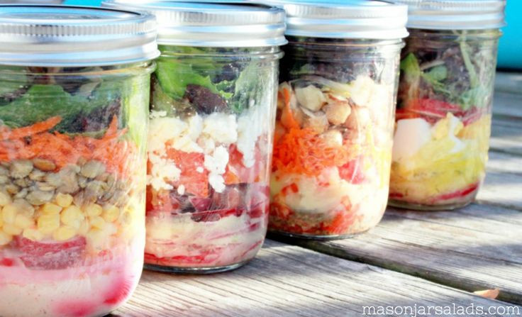 Mason Jar Salad Recipes Low Calorie
 How to make a mason jar salad