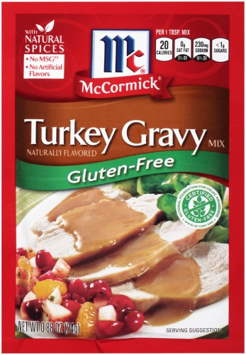 Mccormick Gluten Free Gravy
 McCormick Gluten Free Turkey Gravy Mix 0 88 Oz
