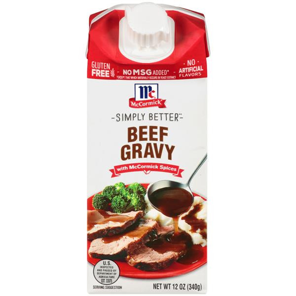 Mccormick Gluten Free Gravy
 McCormick Liquid Beef Gravy