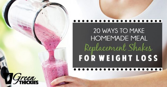 Meal Replacement Shakes For Weight Loss Recipes
 20 Ways to Make Homemade Meal Replacement Shakes for