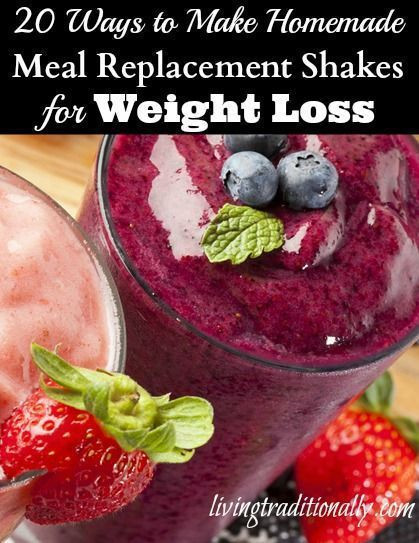 Meal Replacement Smoothie Recipes For Weight Loss
 20 Ways to Make Homemade Meal Replacement Shakes for