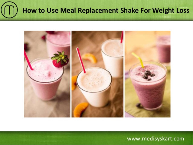 Meal Replacement Smoothie Recipes For Weight Loss
 How to Use Meal Replacement Shake For Weight Loss