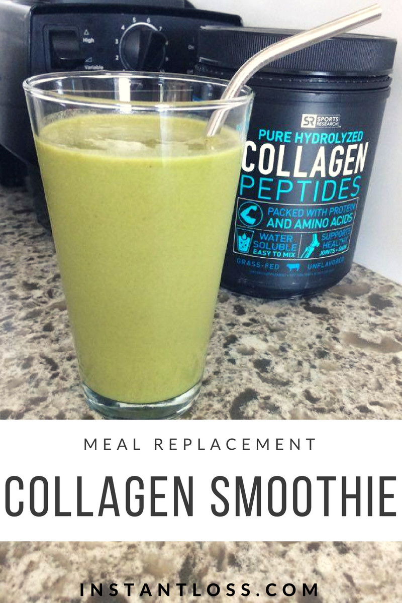 Meal Replacement Smoothie Recipes For Weight Loss
 Meal Replacement Collagen Smoothie Instant Loss