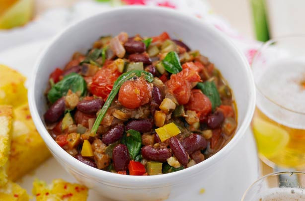 Mediterranean Vegetarian Diet
 Mediterranean ve able chilli recipe goodtoknow