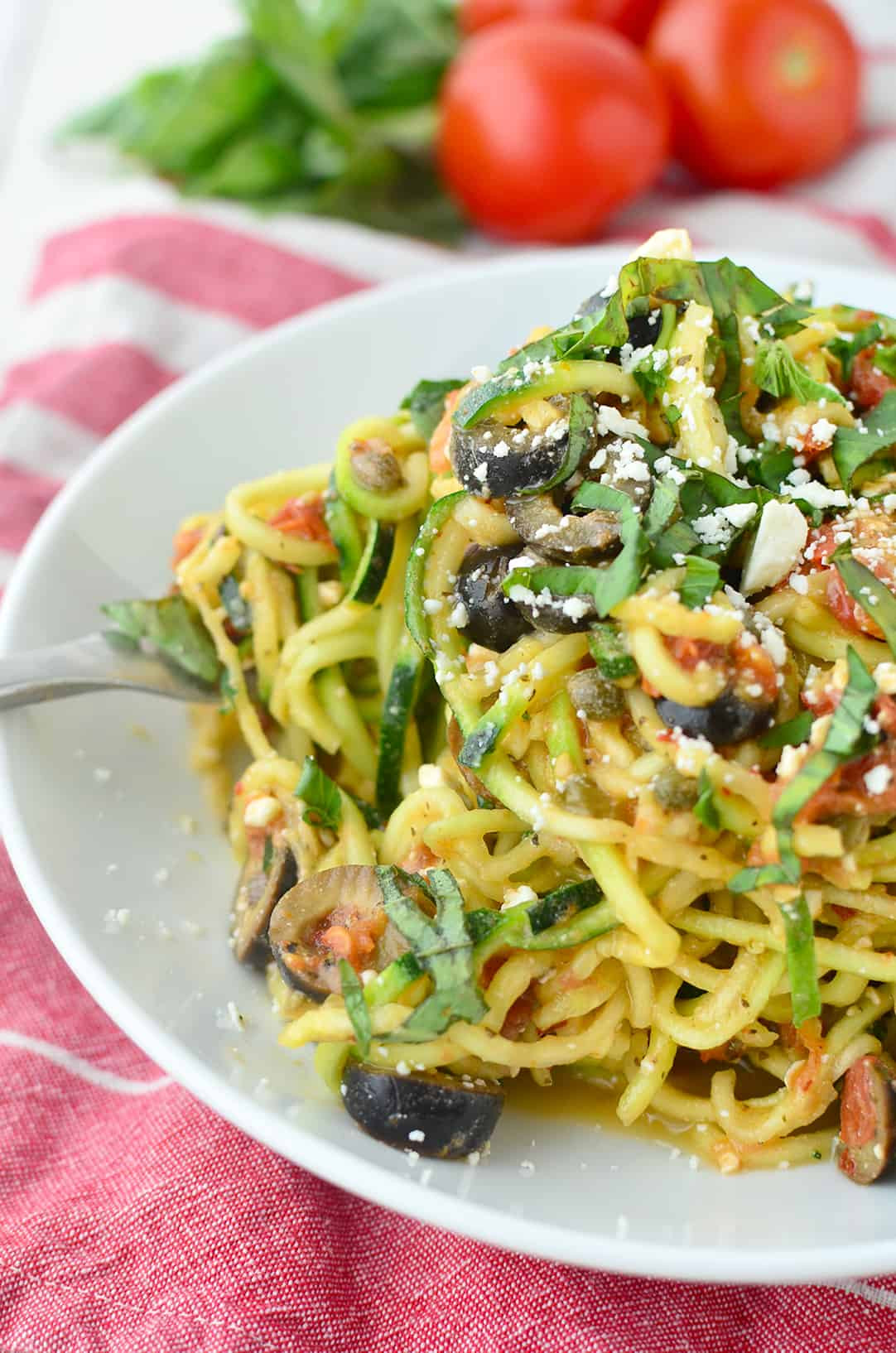 Mediterranean Vegetarian Diet
 Mediterranean Zucchini Noodles Delish Knowledge