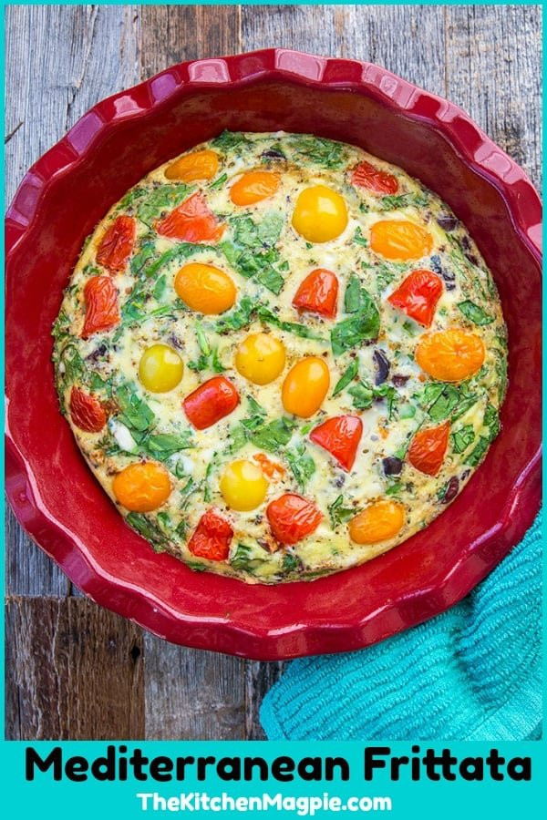 Mediterranean Vegetarian Diet
 Mediterranean Ve able Frittata Recipe The Kitchen Magpie