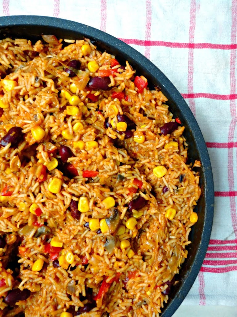 Mexican Rice Recipes Vegetarian
 Ve arian e Pan Mexican Rice Healthy