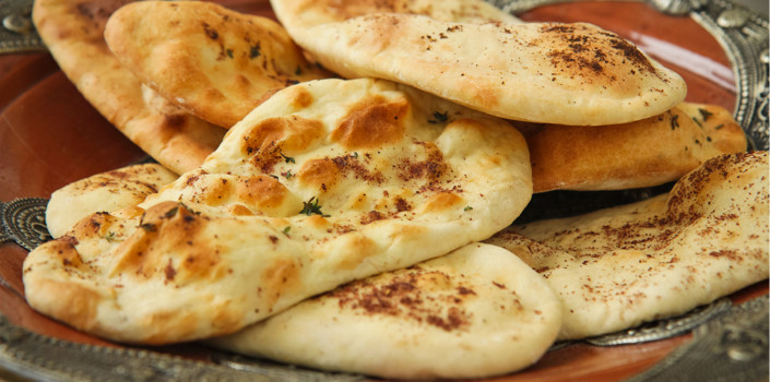 Middle Eastern Breads Recipes
 Zaatar Spiced Pita Bread