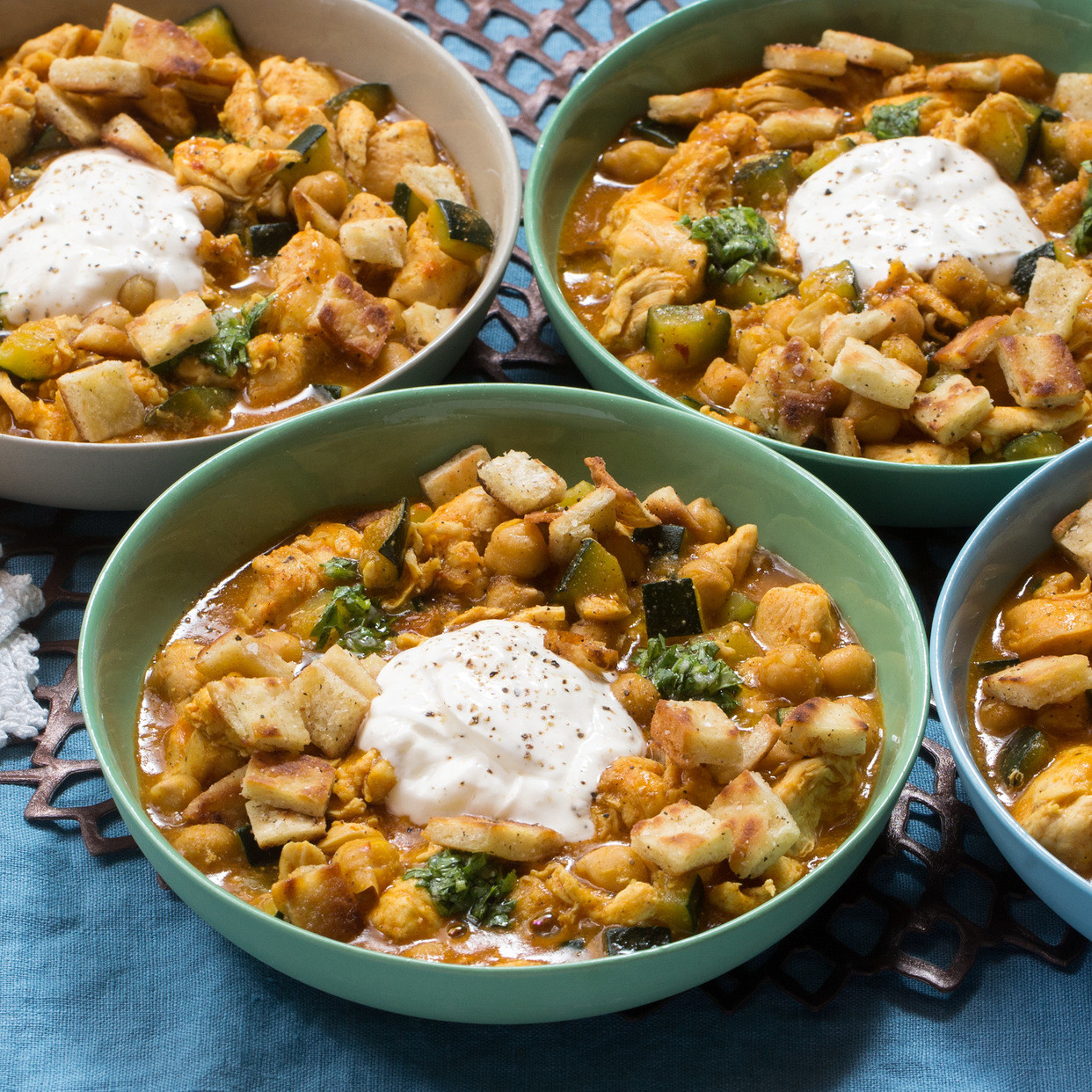 Middle Eastern Chicken Stew
 Recipe Middle Eastern Chicken & Chickpea Stew with