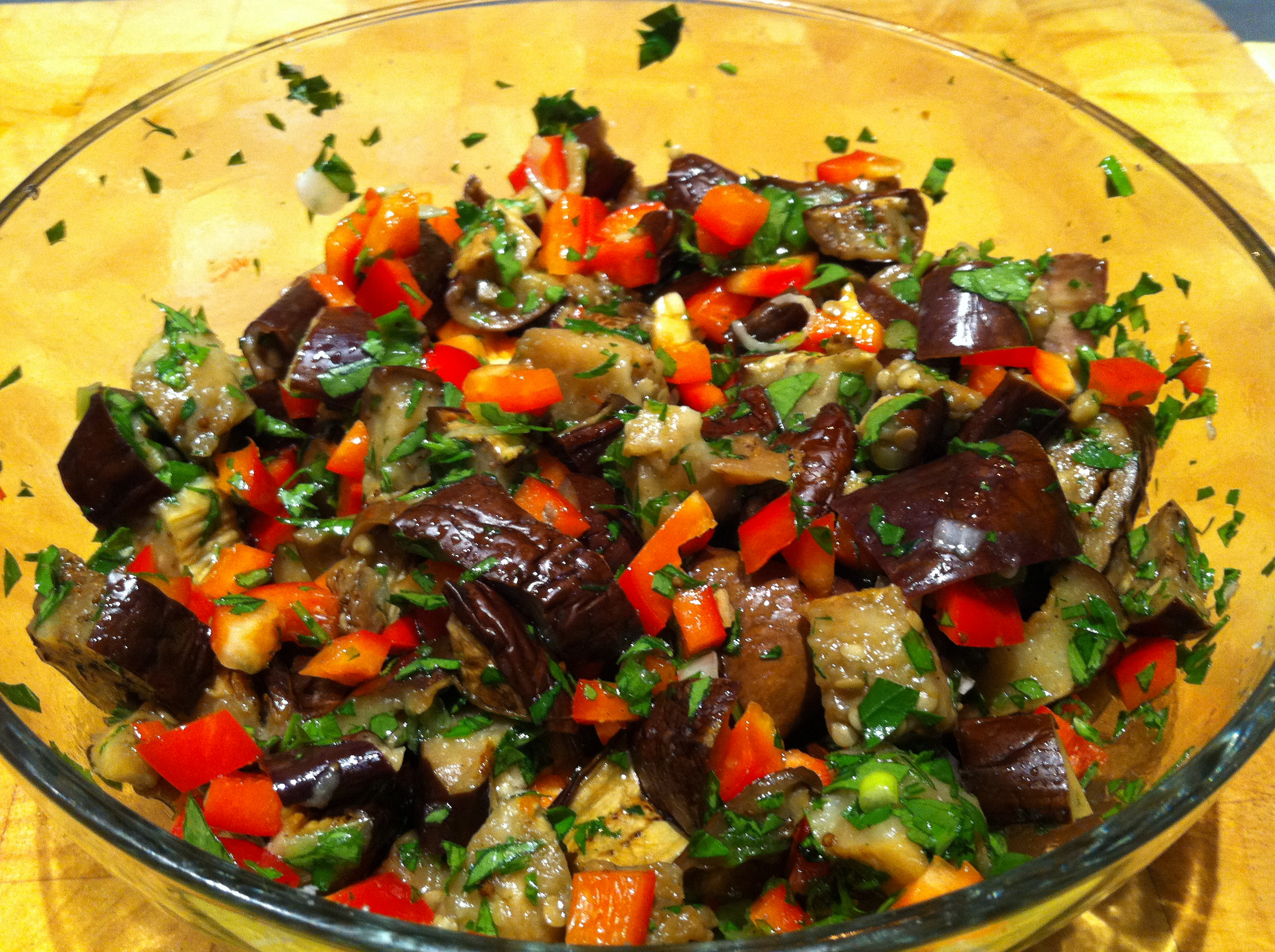 Middle Eastern Eggplant Recipes
 Eggplant Red Pepper and Chili – Middle Eastern Mezze