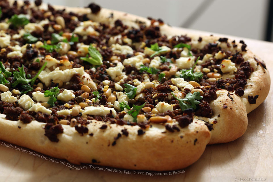 Middle Eastern Flatbread Recipes
 Middle Eastern Spiced Ground Lamb Flatbread with Toasted