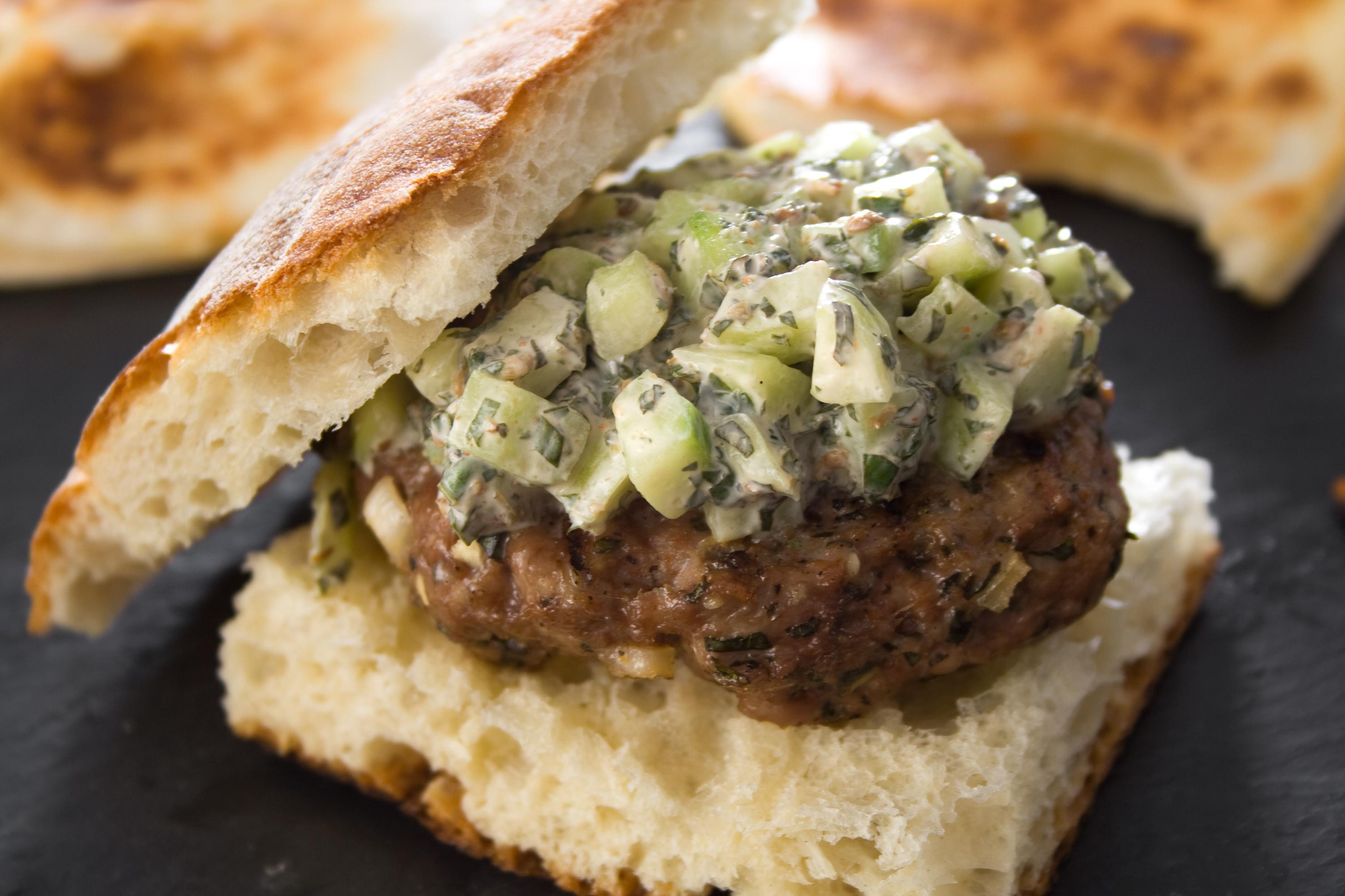 Middle Eastern Food Recipes
 middle eastern lamb burger