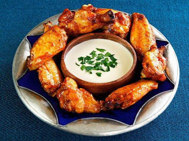 Middle Eastern Food Recipes Appetizers
 Spicy Middle Eastern Chicken Wings with Tahini Sauce Recipe