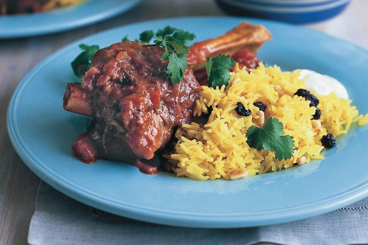 Middle Eastern Ground Lamb Recipes
 Middle Eastern style lamb shanks with saffron rice