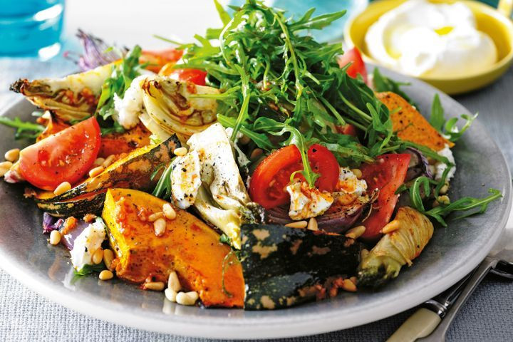 Middle Eastern Recipes Vegetarian
 Roasted Autumn ve able salad