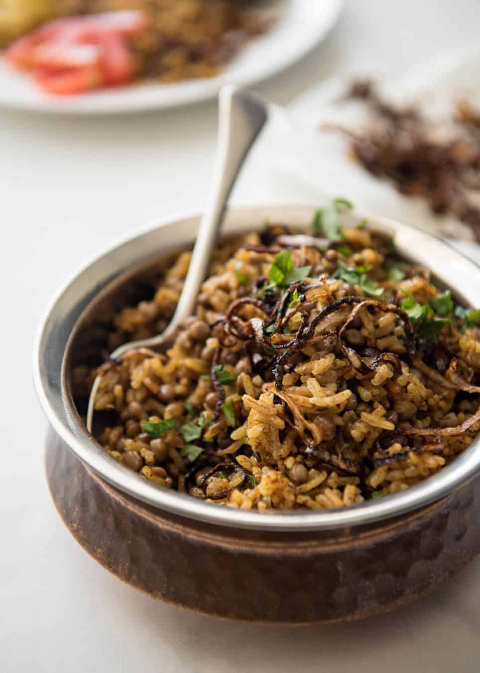 Middle Eastern Rice Pilaf Recipes
 Middle Eastern Spiced Lentil and Rice Mejadra