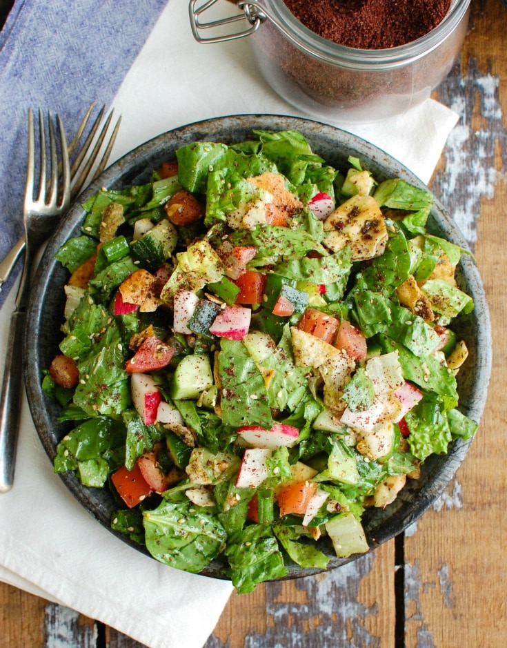 Middle Eastern Salad Recipes
 Fattoush A Cedar Spoon