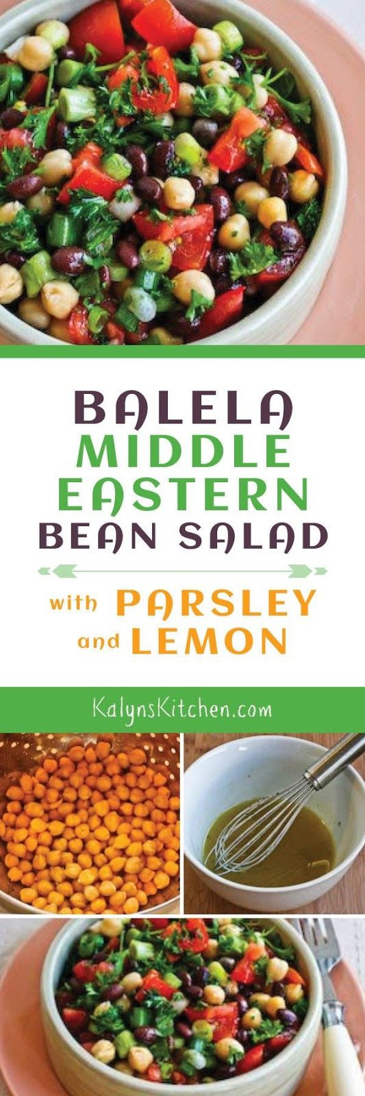 Middle Eastern Side Dishes
 Balela Middle Eastern Bean Salad is delicious as a