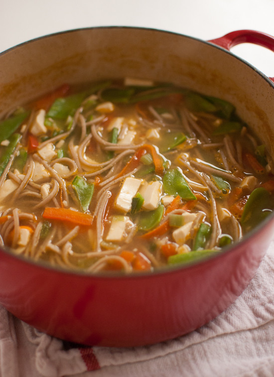 Miso Recipes Vegetarian
 vegan miso soup with noodles