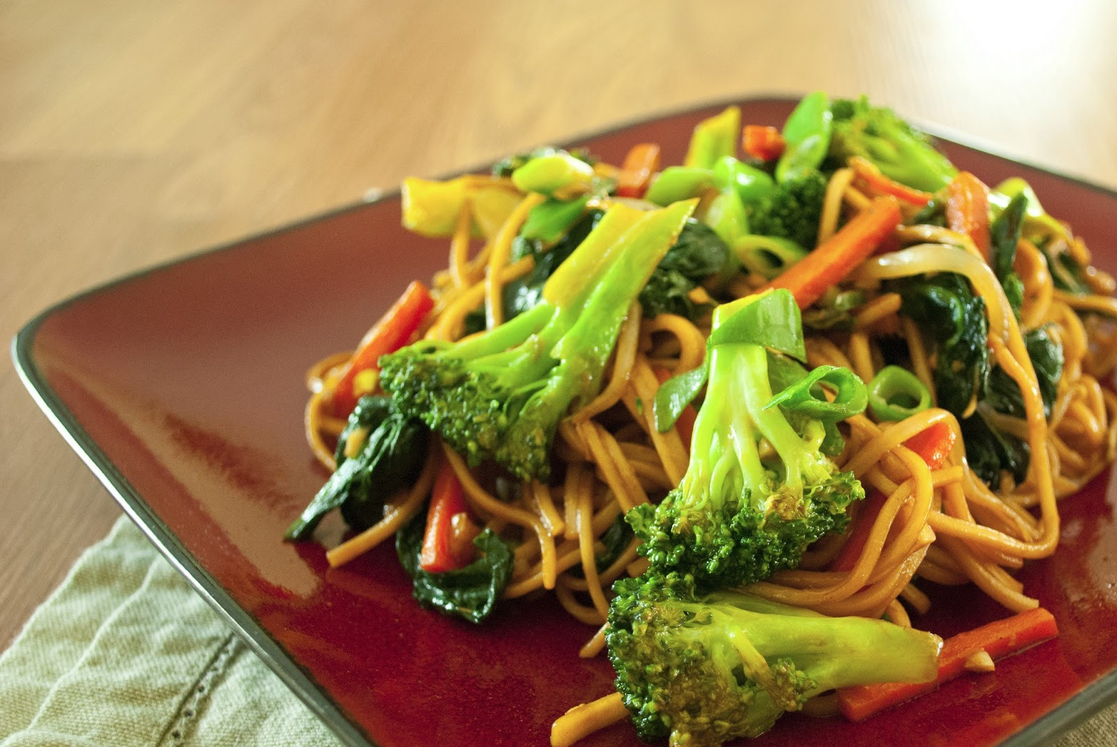 Mongolian Recipes Vegetarian
 Justin The Ve arian Chinese Chow Mein Mongolian BBQ Style