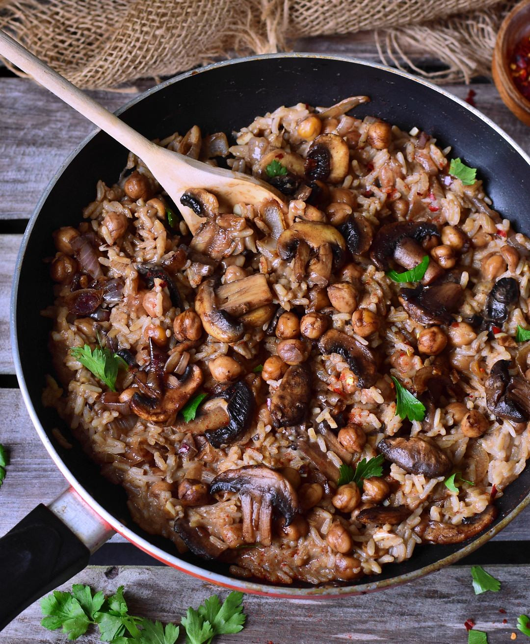 Mushroom Recipes Vegetarian
 Vegan mushroom risotto