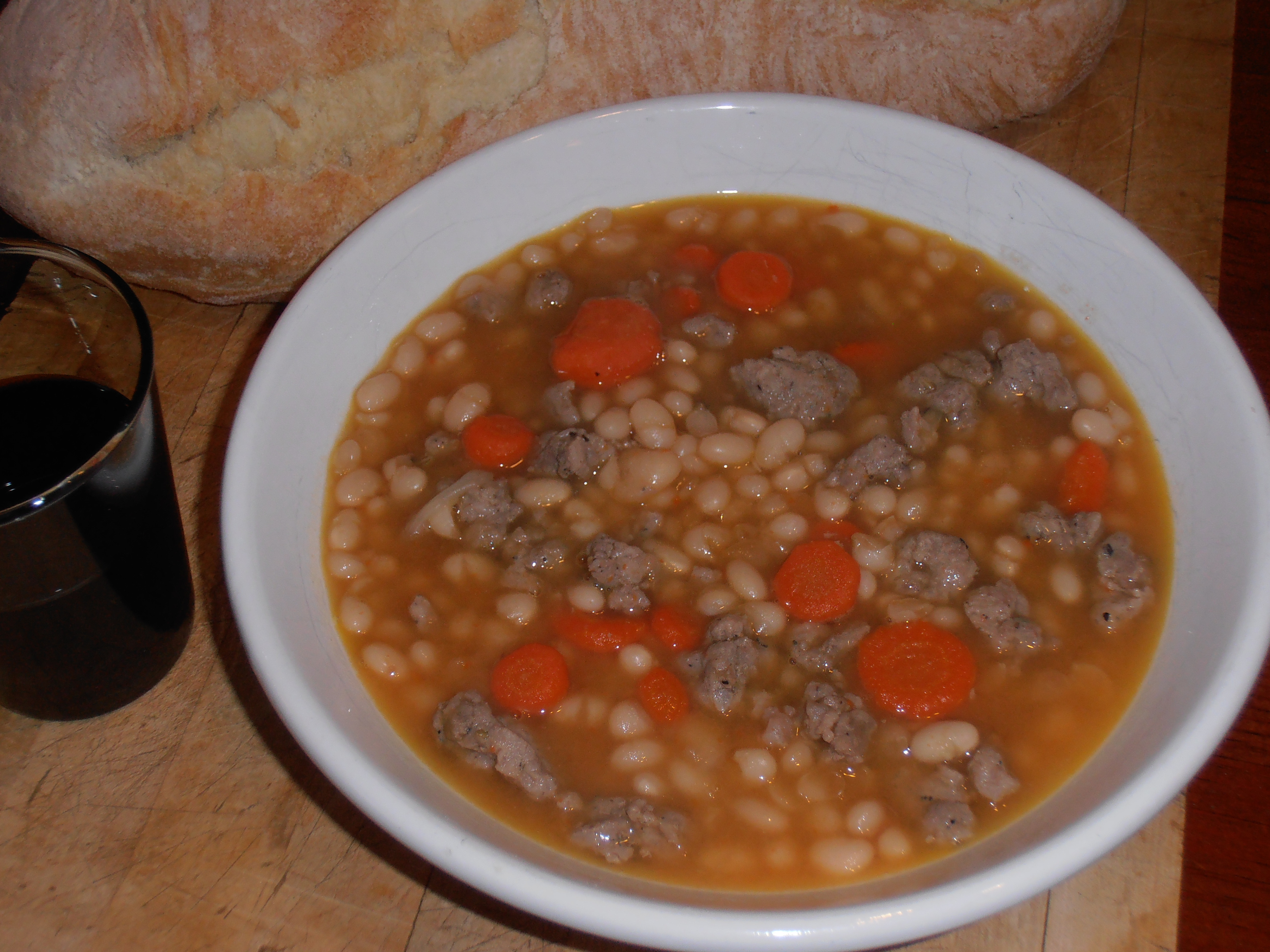Navy Bean Recipes Vegetarian
 Navy Bean Soup With Italian Sausage convertible to