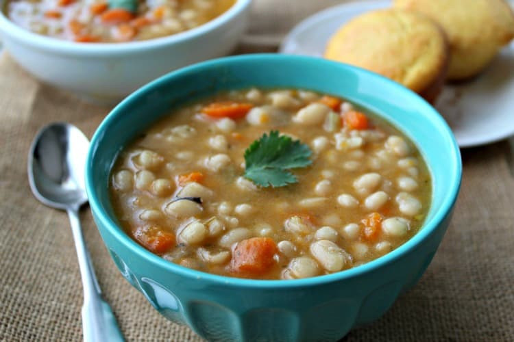 Navy Bean Recipes Vegetarian
 Slow Cooker Navy Bean Soup Recipe Happy Mothering