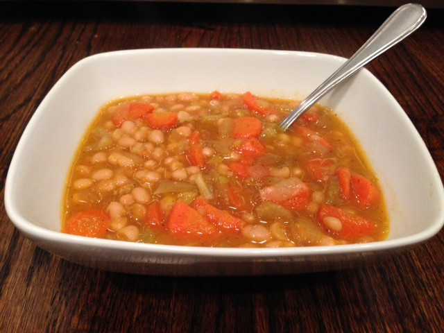Navy Bean Recipes Vegetarian
 Vegan Navy Bean Soup