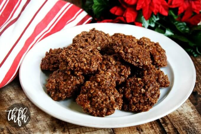 No Bake Vegan Oatmeal Cookies
 Gluten Free Vegan Chocolate Peanut Butter Oatmeal No Bake