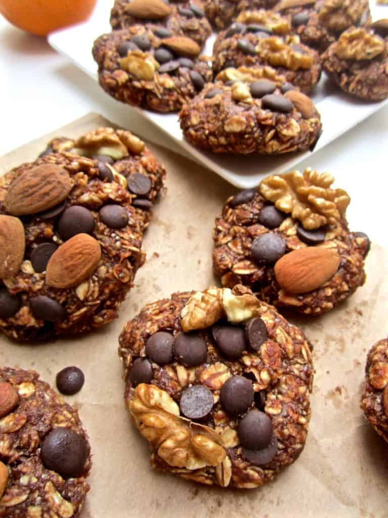 No Bake Vegan Oatmeal Cookies
 Healthy Chocolate Orange Oatmeal Cookies no bake