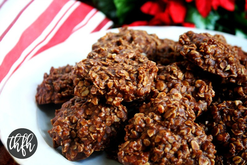 No Bake Vegan Oatmeal Cookies
 Gluten Free Vegan Chocolate Peanut Butter Oatmeal No Bake