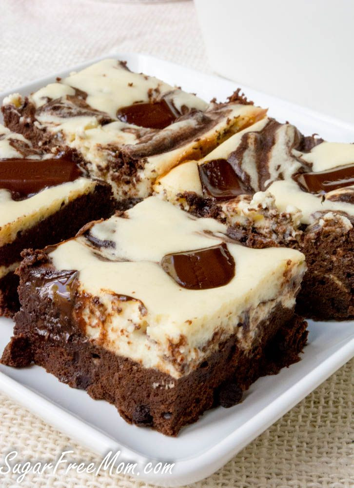 No Sugar Low Carb Desserts
 Sugar Free Cheesecake Brownies Gluten Free and Low Carb