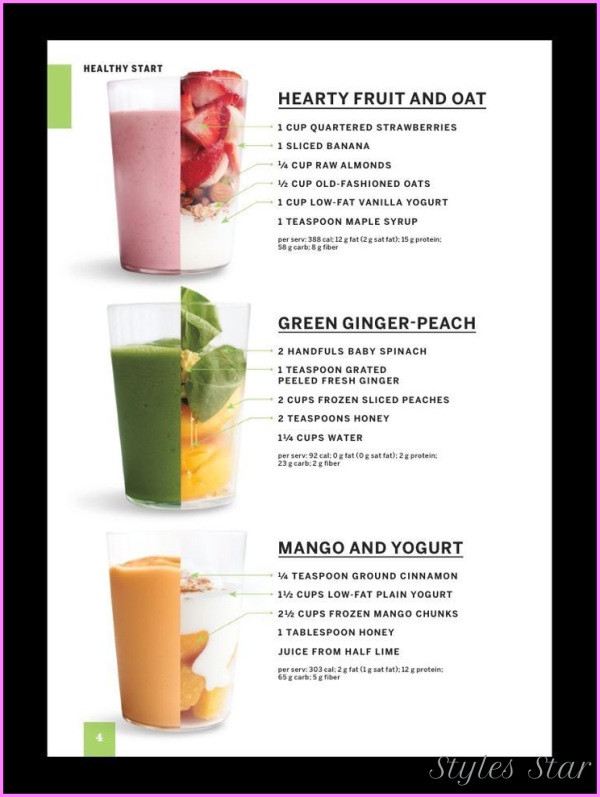 Nutritious Smoothies For Weight Loss
 Healthy Smoothie Recipes To Lose Weight