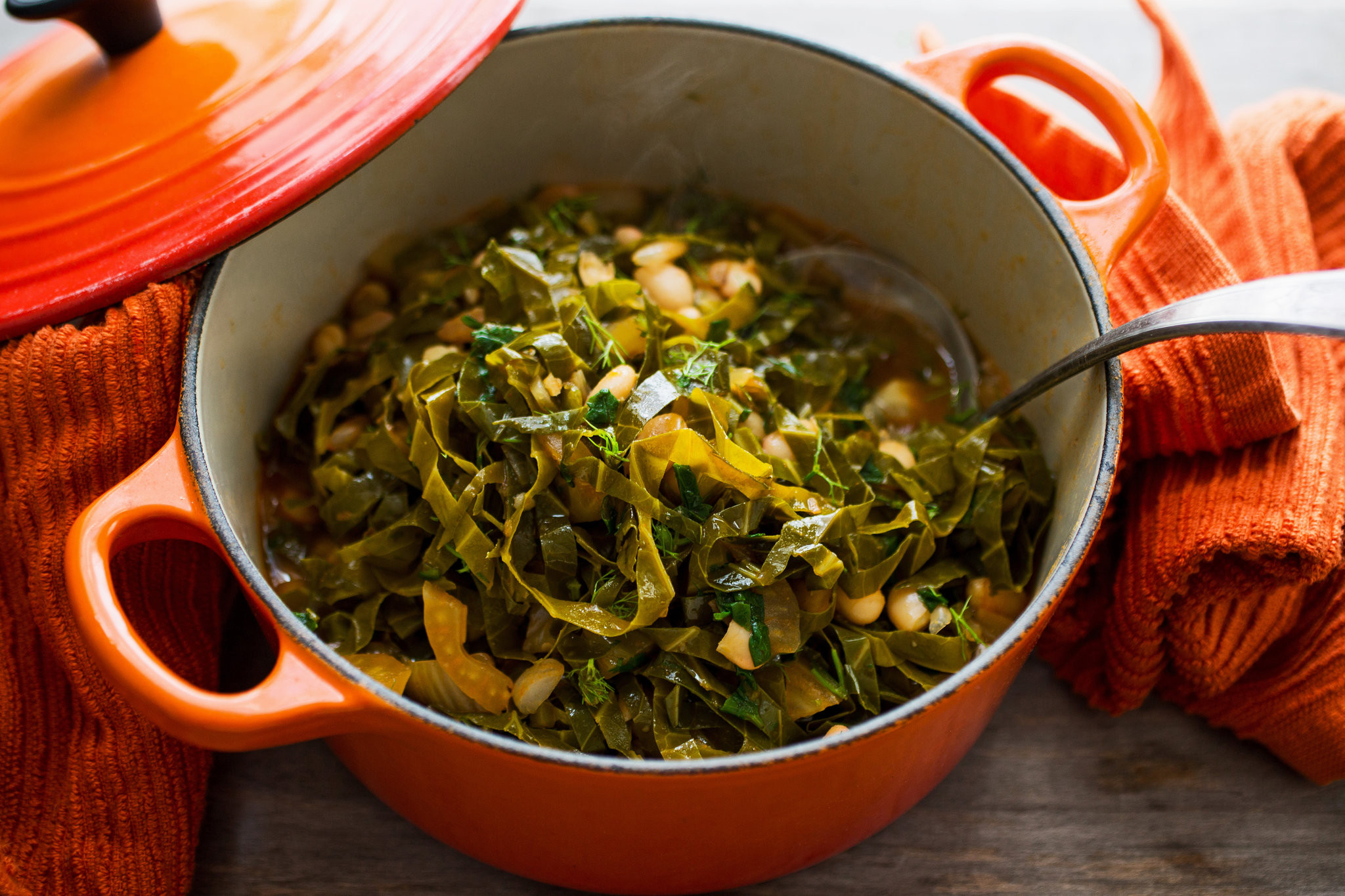 Ny Times Vegetarian Recipes
 Collard Greens Tagine With Flageolets Recipe NYT Cooking