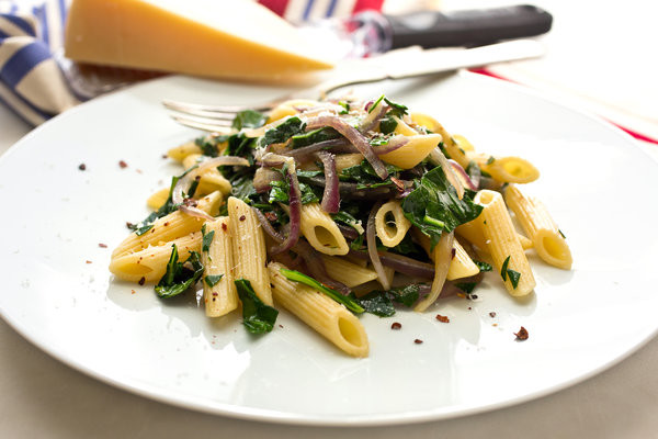 Nytimes Vegetarian Recipes
 Pasta With Collard Greens and ions Recipe NYT Cooking