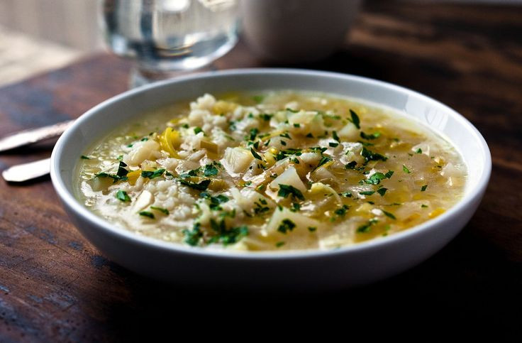 Nytimes Vegetarian Recipes
 Leek turnip and rice soup